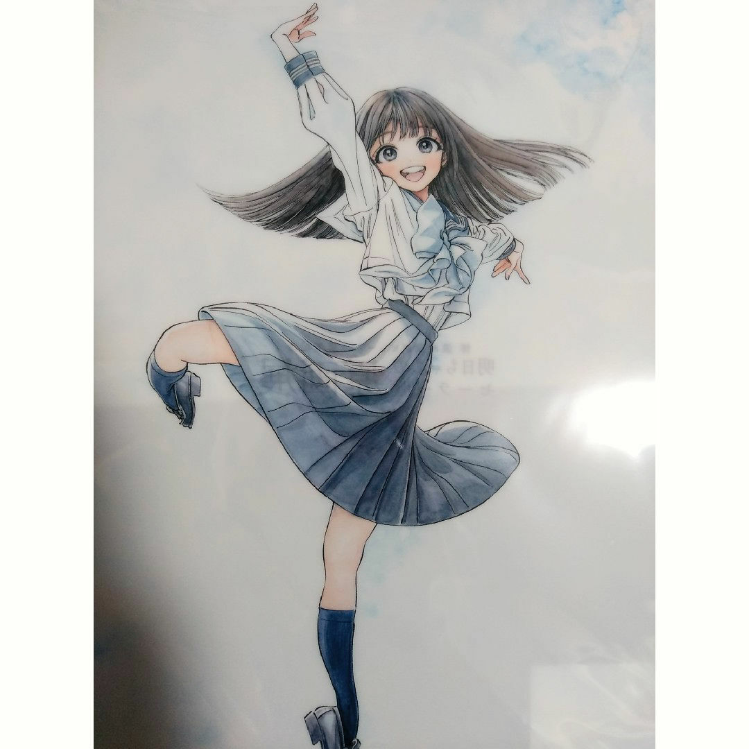 新品 明日ちゃんのセーラー服 原画展 クリアファイル 小路 新品 明日ちゃんのセーラー服 原画展 クリアファイル 小路