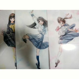 新品 明日ちゃんのセーラー服 原画展 クリアファイル 小路 新品 明日ちゃんのセーラー服 原画展 クリアファイル 小路