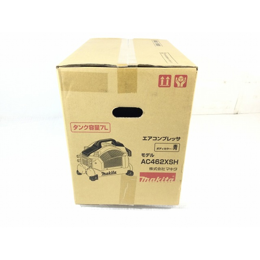 マキタ Makita 高圧 エアコンプレッサ AC462XSH 青 タンク容量7L マキタ Makita 高圧 エアコンプレッサ AC462XSH 青 タンク容量7L