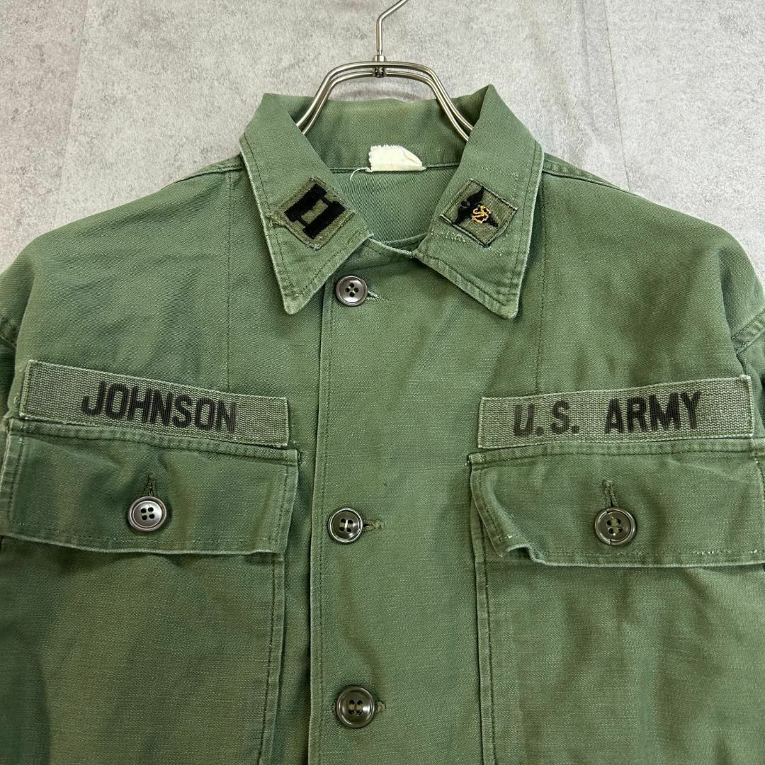 MILITARY - 米軍 筒袖 60s 1st ユーティリティシャツ 古着 MILITARY - 米軍 筒袖 60s 1st ユーティリティシャツ 古着