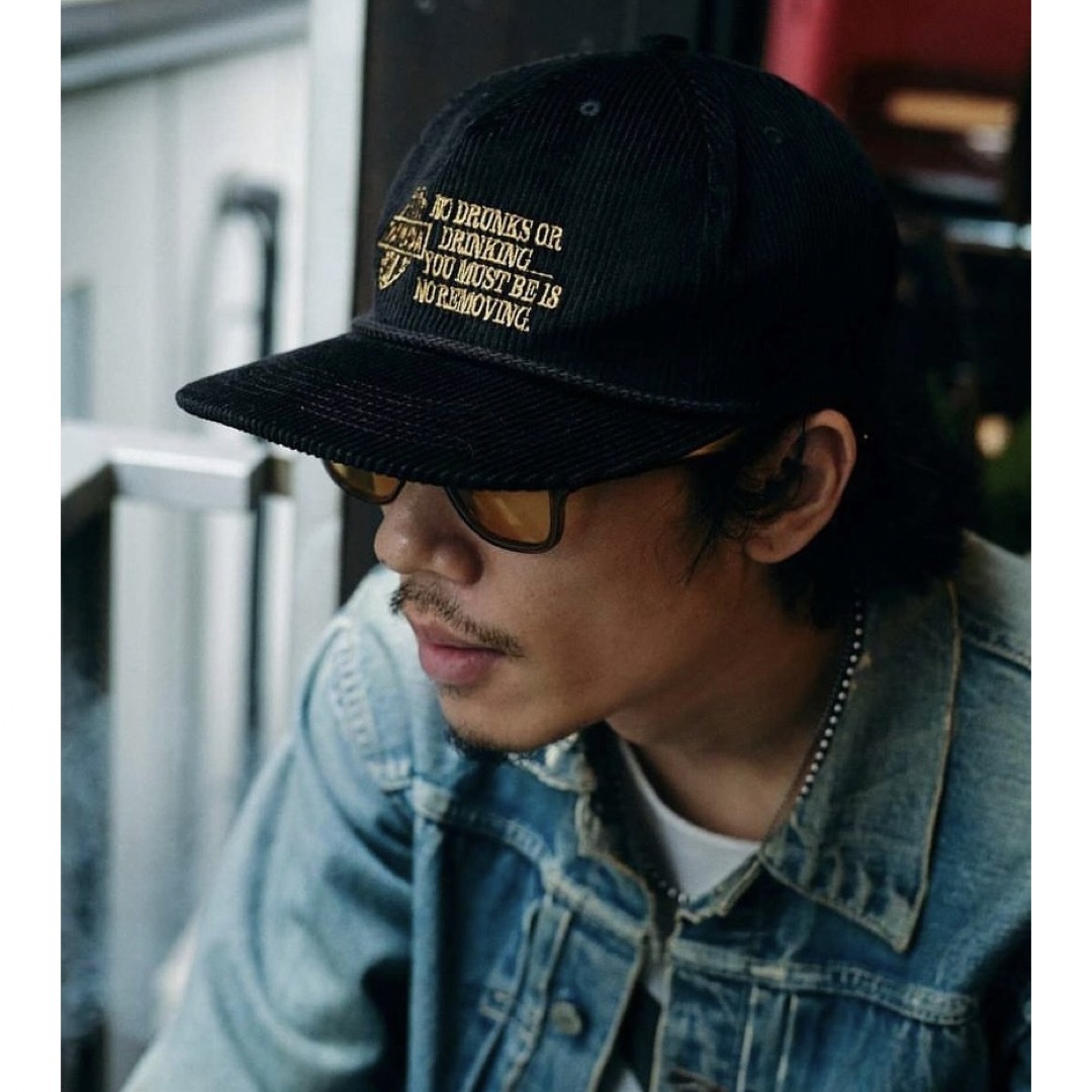 CALEE - TSY ORIGINAL CORDUROY CAP タトゥースタジオヤマダの CALEE - TSY ORIGINAL CORDUROY CAP タトゥースタジオヤマダの