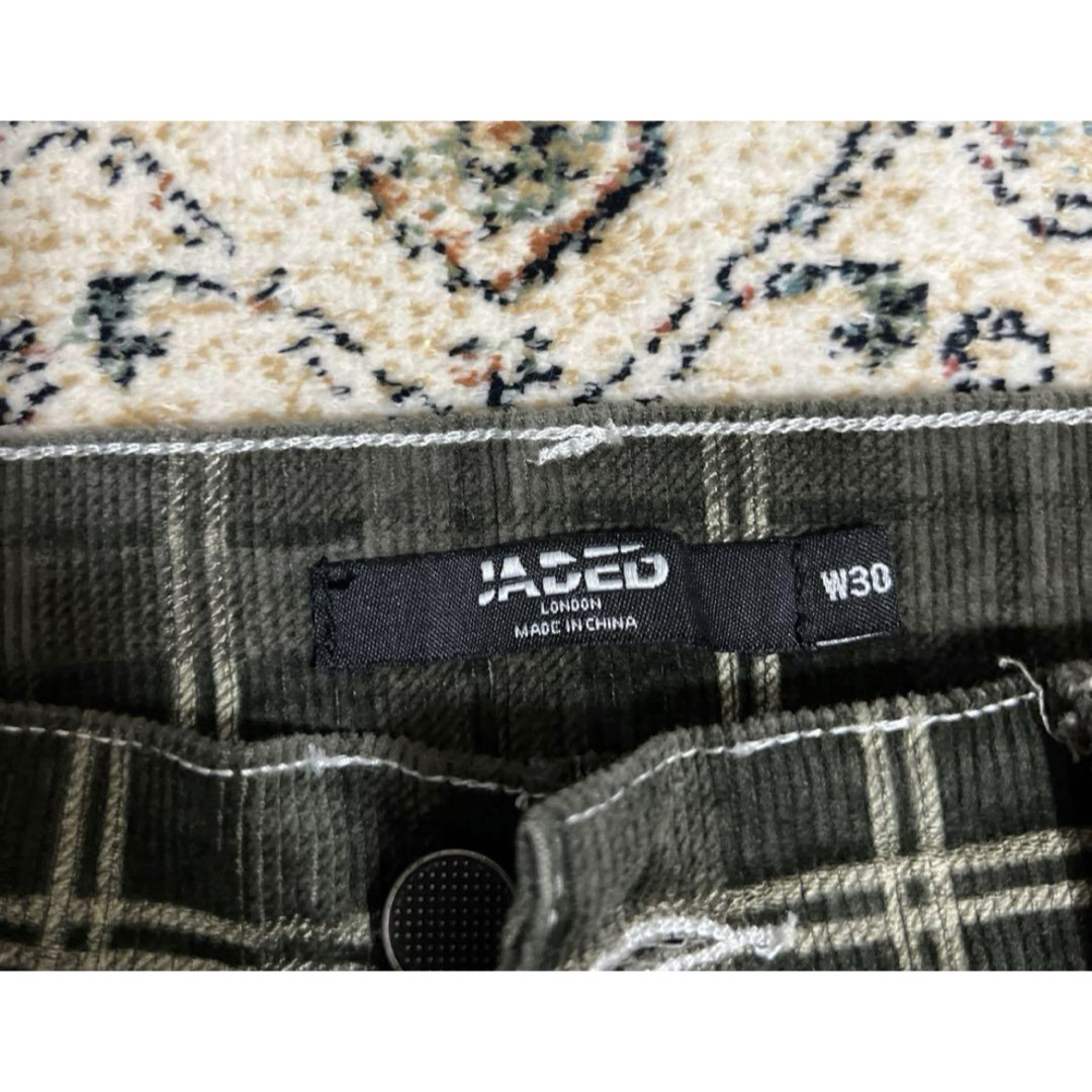 希少サイズ W30】 JADED LONDON チェック ハーフパンツ 希少サイズ W30】 JADED LONDON チェック ハーフパンツ