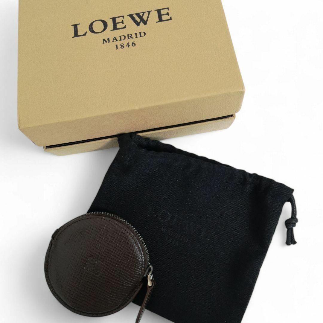 LOEWE - 未使用級 ロエベ コイン・小物ケース アナグラム レザー LOEWE - 未使用級 ロエベ コイン・小物ケース アナグラム レザー
