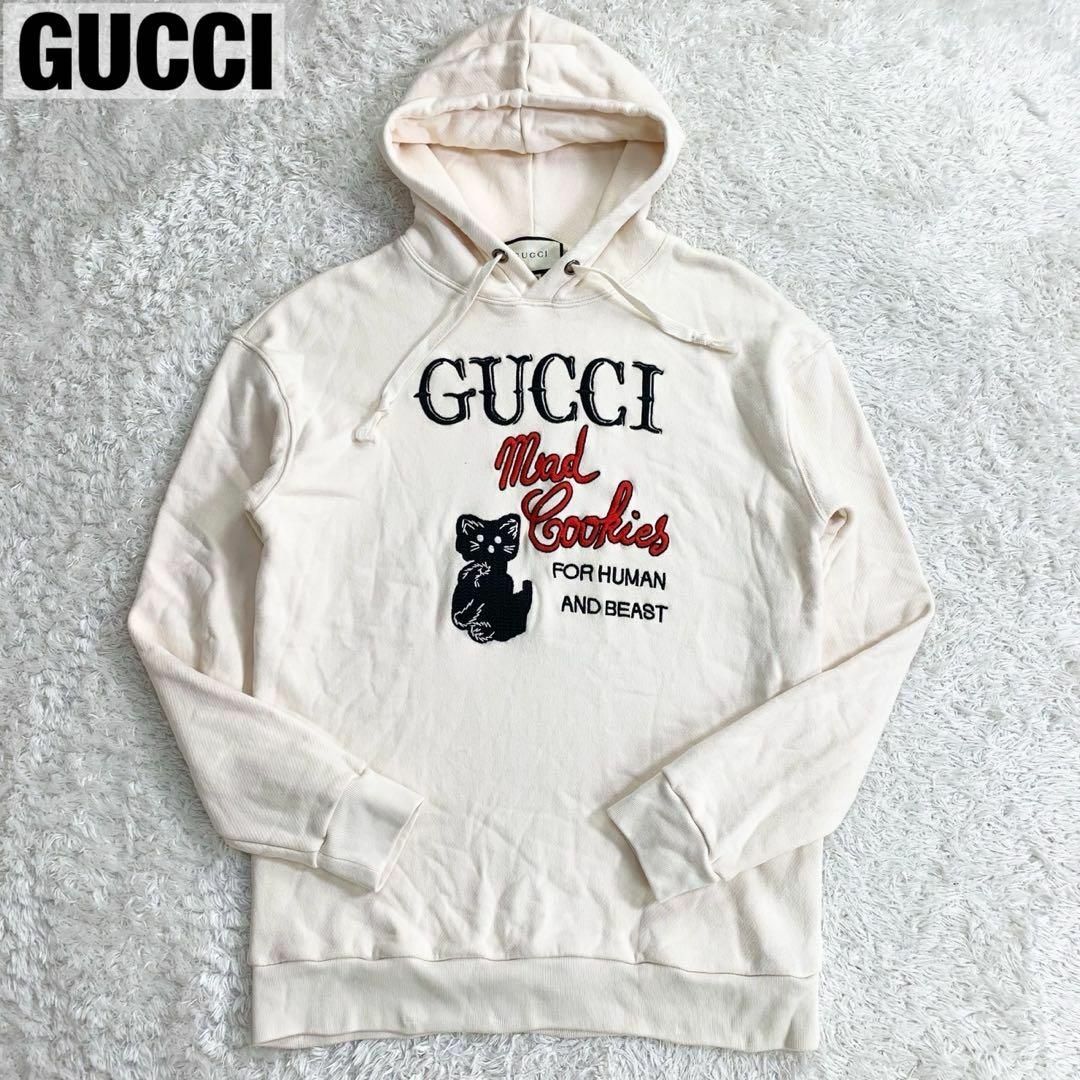 GUCCI グッチ ブラックキャット パーカー ねこ キッズ服(男女 GUCCI グッチ ブラックキャット パーカー ねこ キッズ服(男女