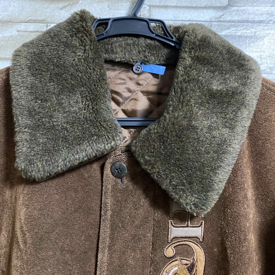 HARDY AMIES SPORT ボア付きハーフコート Lクリーニング済み HARDY AMIES SPORT ボア付きハーフコート Lクリーニング済み