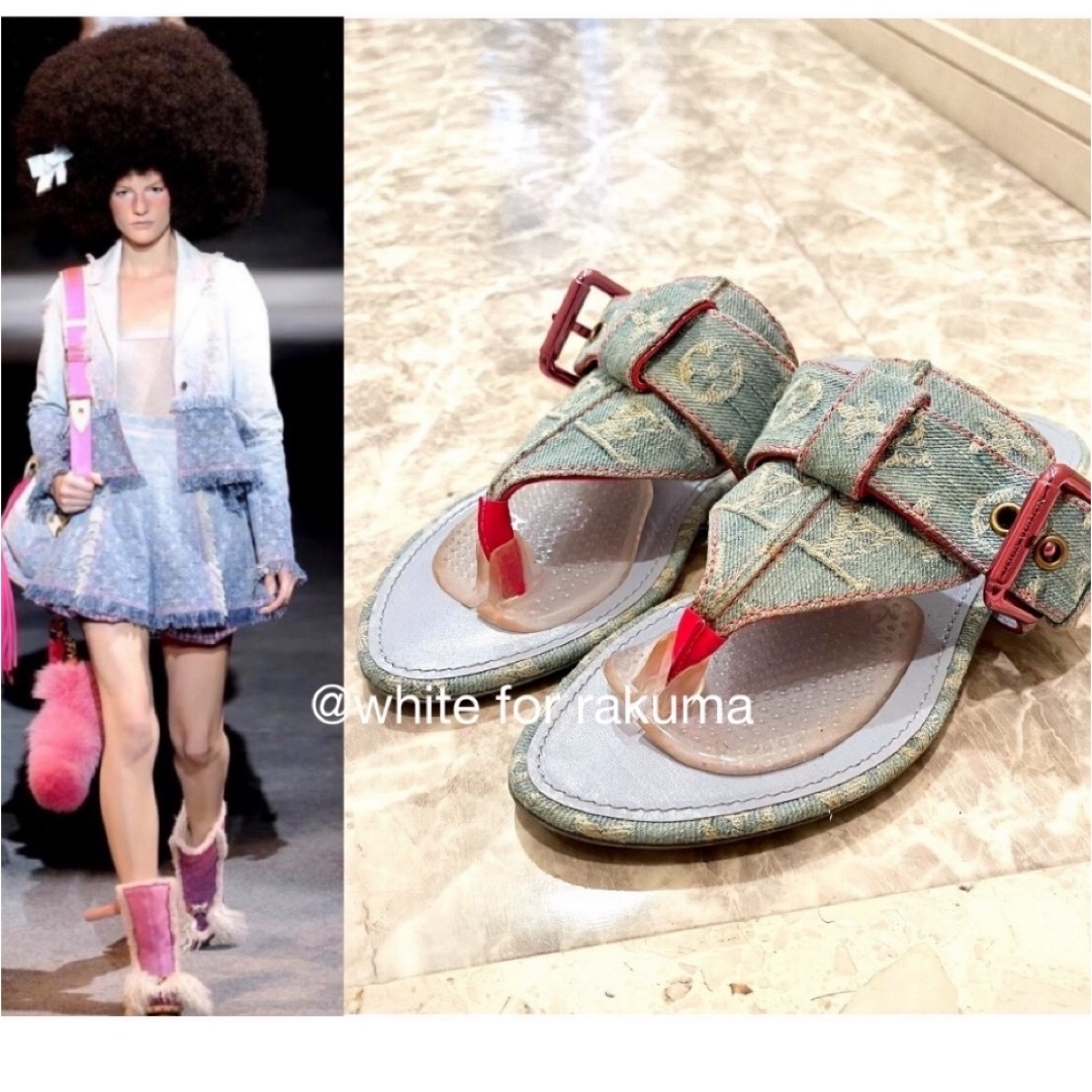 LOUIS VUITTON - LOUIS VUITTON ランウェイ モノグラムデニム LOUIS VUITTON - LOUIS VUITTON ランウェイ モノグラムデニム