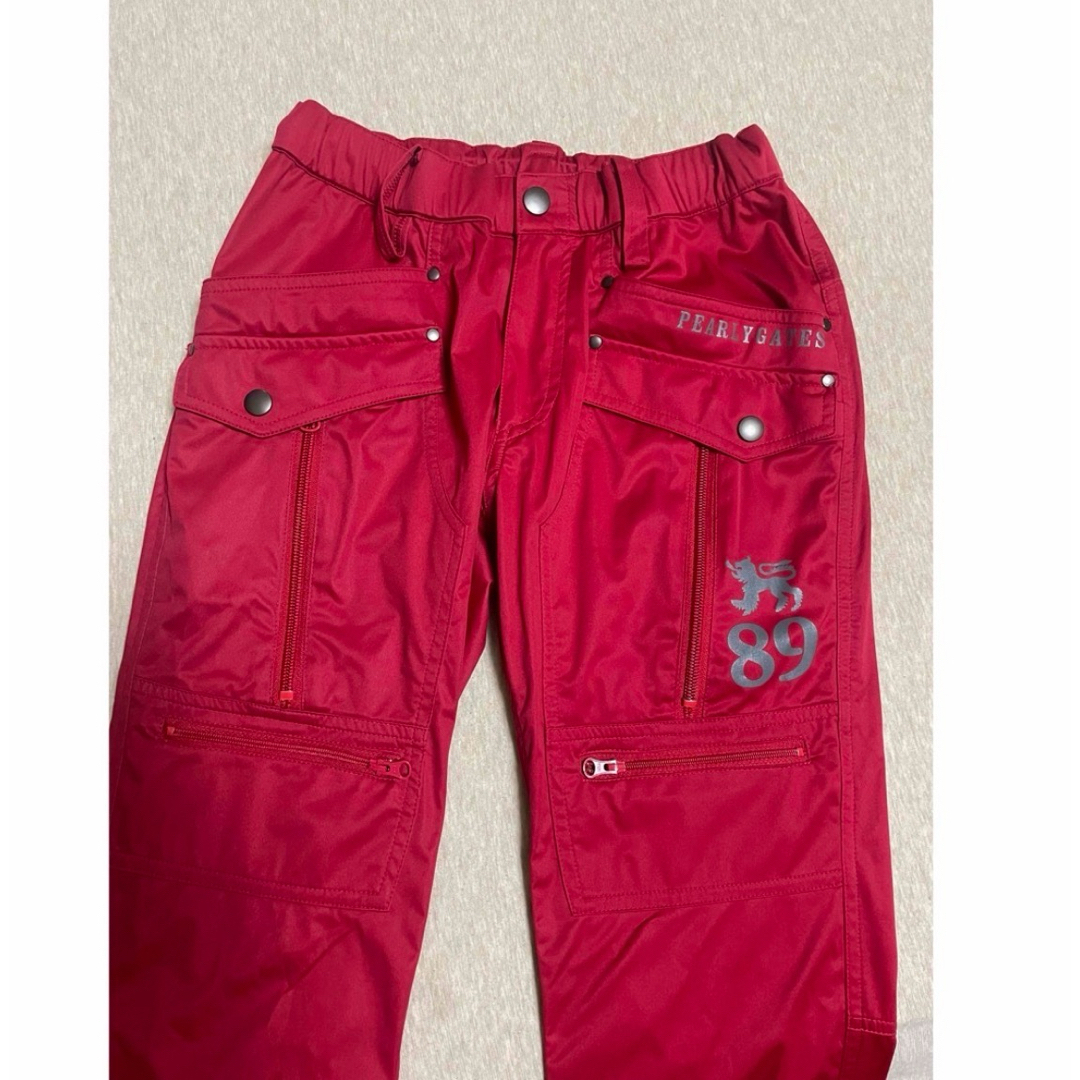 パーリーゲイツ ゴルフ パンツ レッド 0 美品 パーリーゲイツ ゴルフ パンツ レッド 0 美品