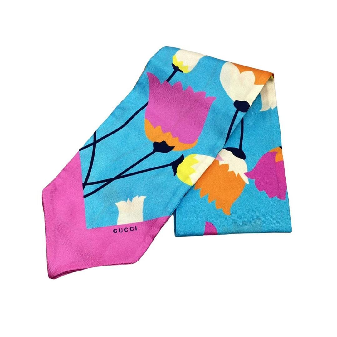 GUCCI - 美品 グッチ GUCCI ネックボウ シルク100% チューリップ GUCCI - 美品 グッチ GUCCI ネックボウ シルク100% チューリップ
