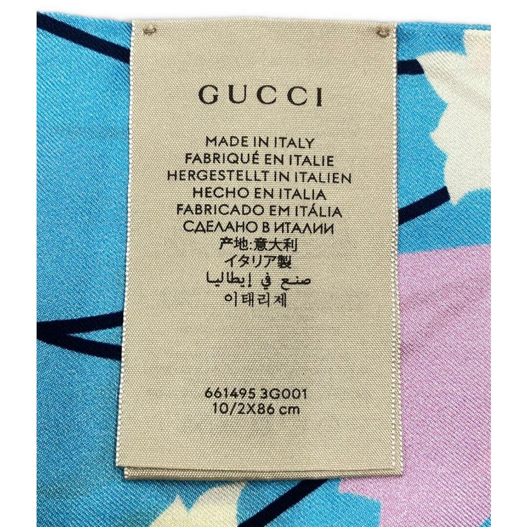 GUCCI - 美品 グッチ GUCCI ネックボウ シルク100% チューリップ GUCCI - 美品 グッチ GUCCI ネックボウ シルク100% チューリップ