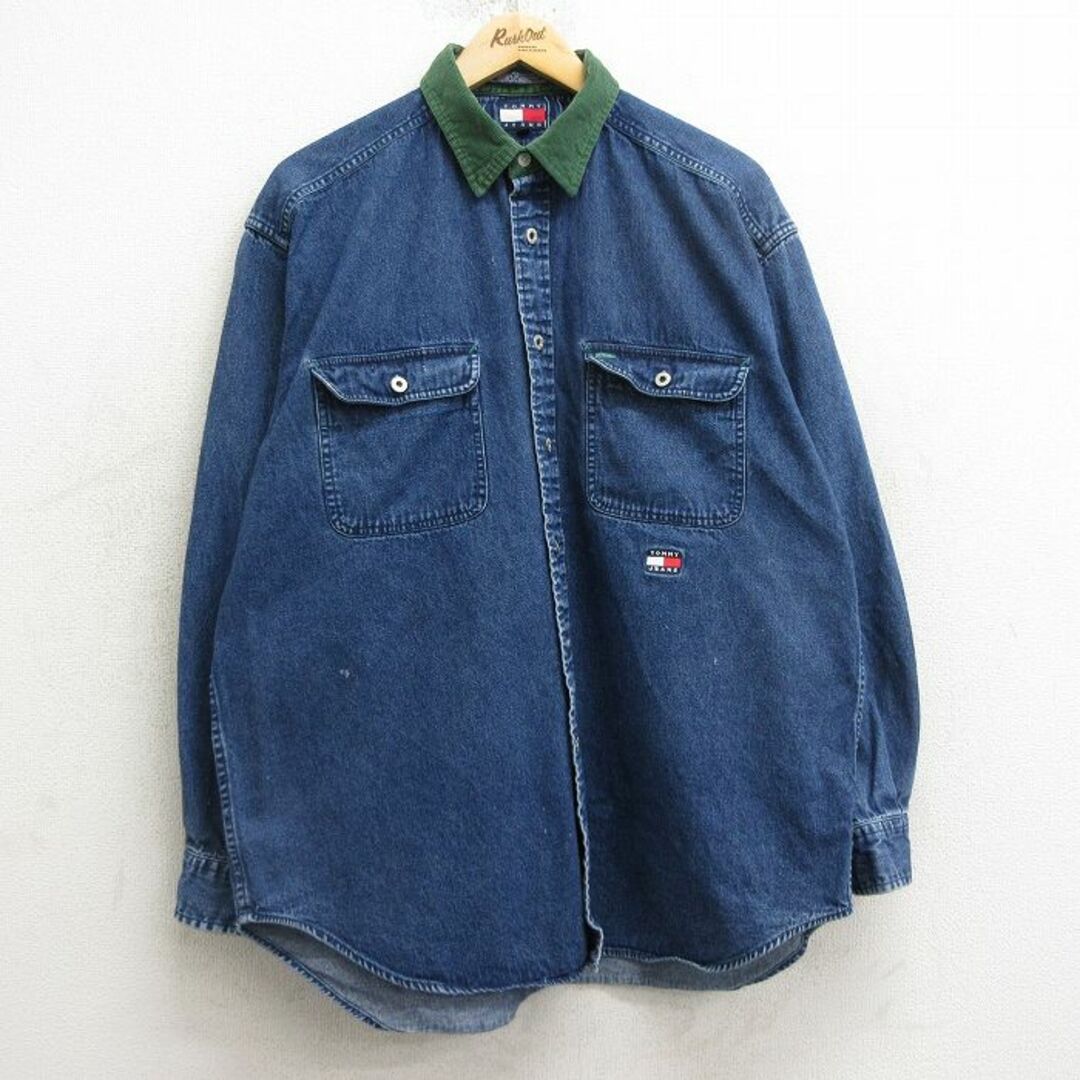 TOMMY HILFIGER - XL☆古着 トミーヒルフィガー TOMMY HILFIGER TOMMY HILFIGER - XL☆古着 トミーヒルフィガー TOMMY HILFIGER