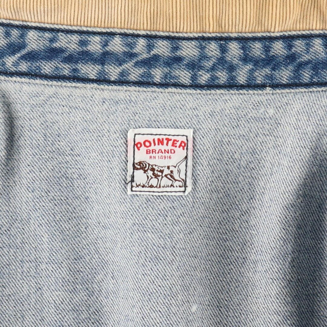 POINTER - 古着 90年代 ポインター Pointer デニムカバーオール POINTER - 古着 90年代 ポインター Pointer デニムカバーオール