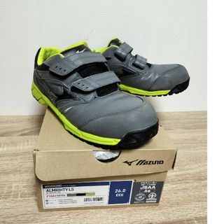 ミズノ(MIZUNO)のミズノ ワークシューズ 安全靴 オールマイティ LS 26cm(スニーカー)