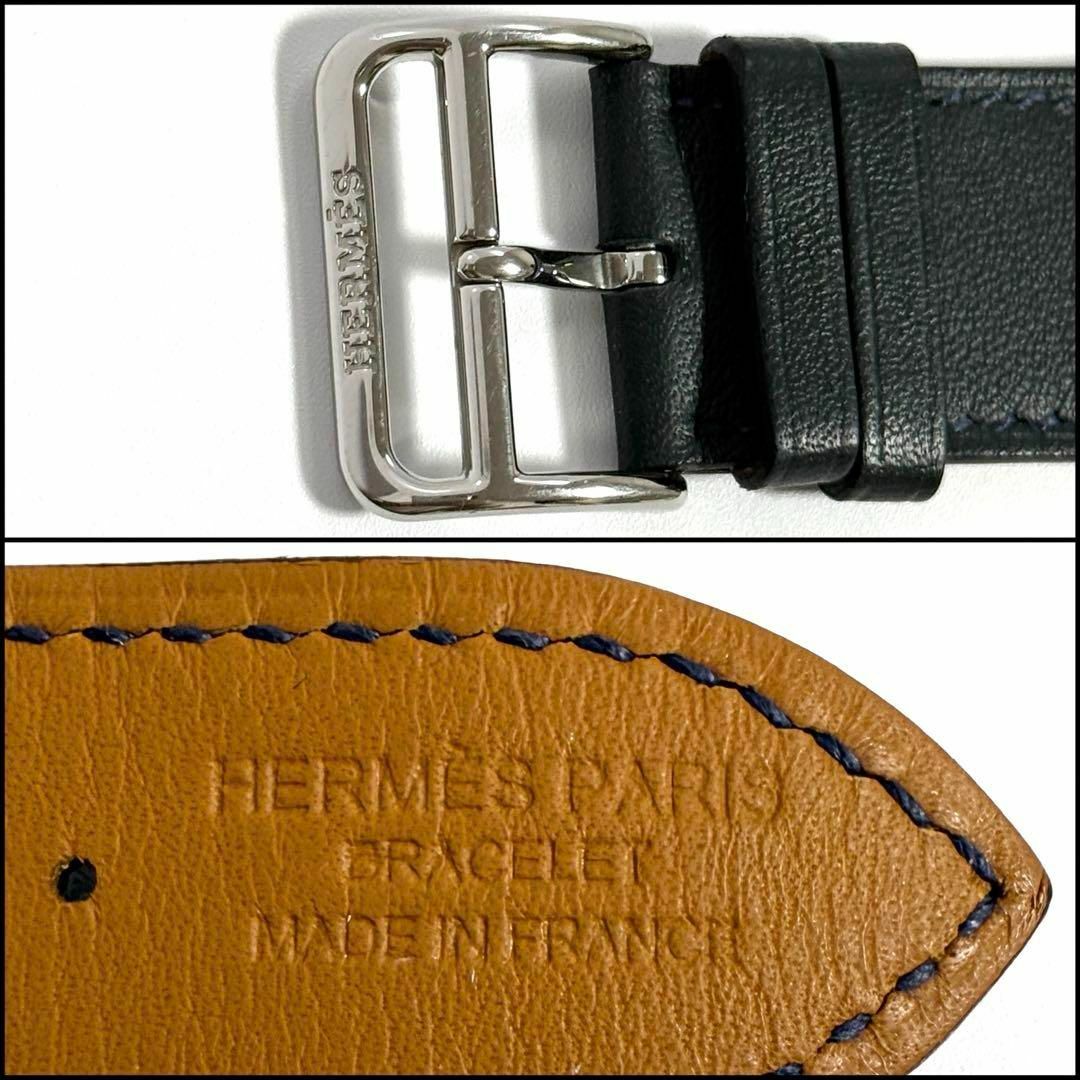 HERMES - 【深緑色】エルメス メンズ アップルウォッチ ベルト HERMES - 【深緑色】エルメス メンズ アップルウォッチ ベルト