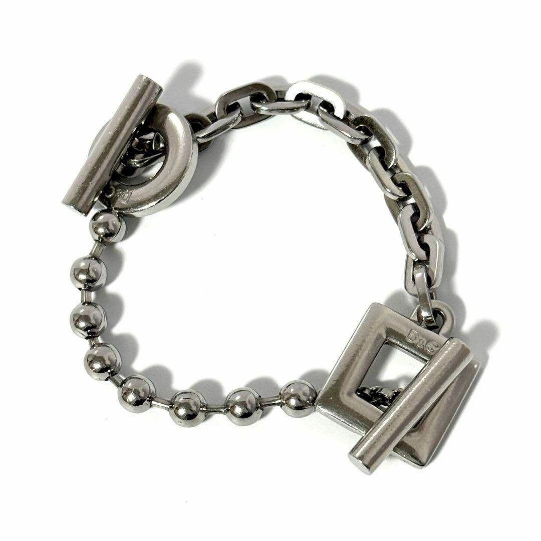 希少】ドルチェアンドガッバーナ D&G メンズ チェーン ブレスレット 希少】ドルチェアンドガッバーナ D&G メンズ チェーン ブレスレット