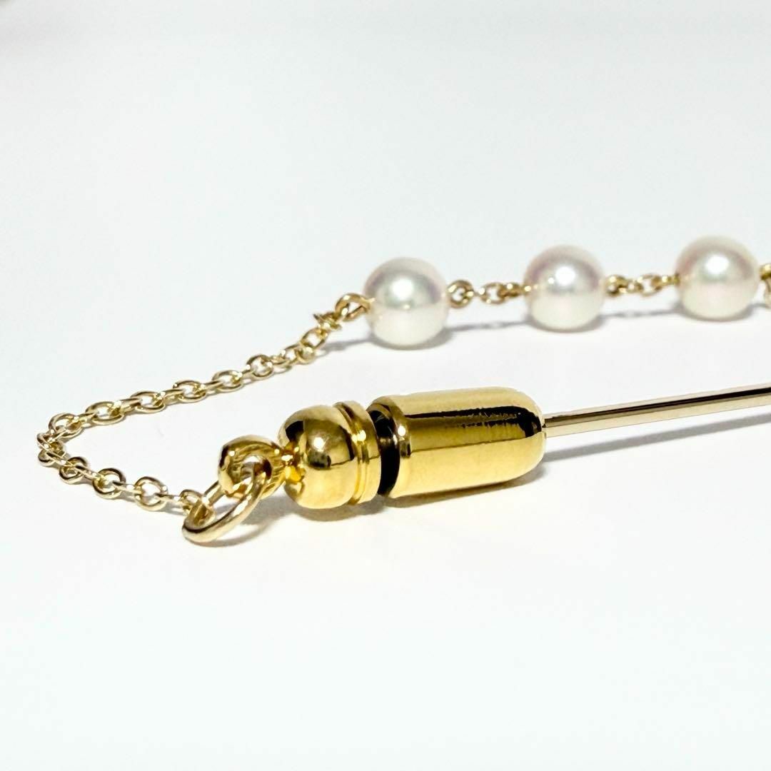 MIKIMOTO - 【超美品】ミキモト レディース ピン ブローチ K14 MIKIMOTO - 【超美品】ミキモト レディース ピン ブローチ K14