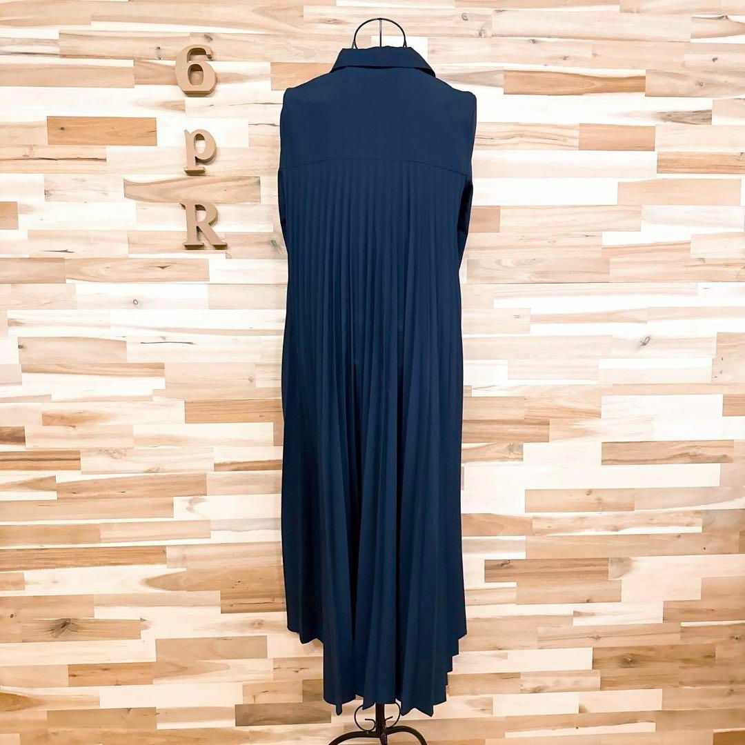 ZARA - 【ザラ】ZARA バック プリーツ ロング シャツ ワンピース ZARA - 【ザラ】ZARA バック プリーツ ロング シャツ ワンピース