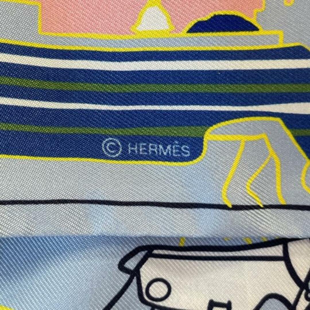 HERMES(エルメス) スカーフ新品同様 ツイリー ライトブルー HERMES(エルメス) スカーフ新品同様 ツイリー ライトブルー