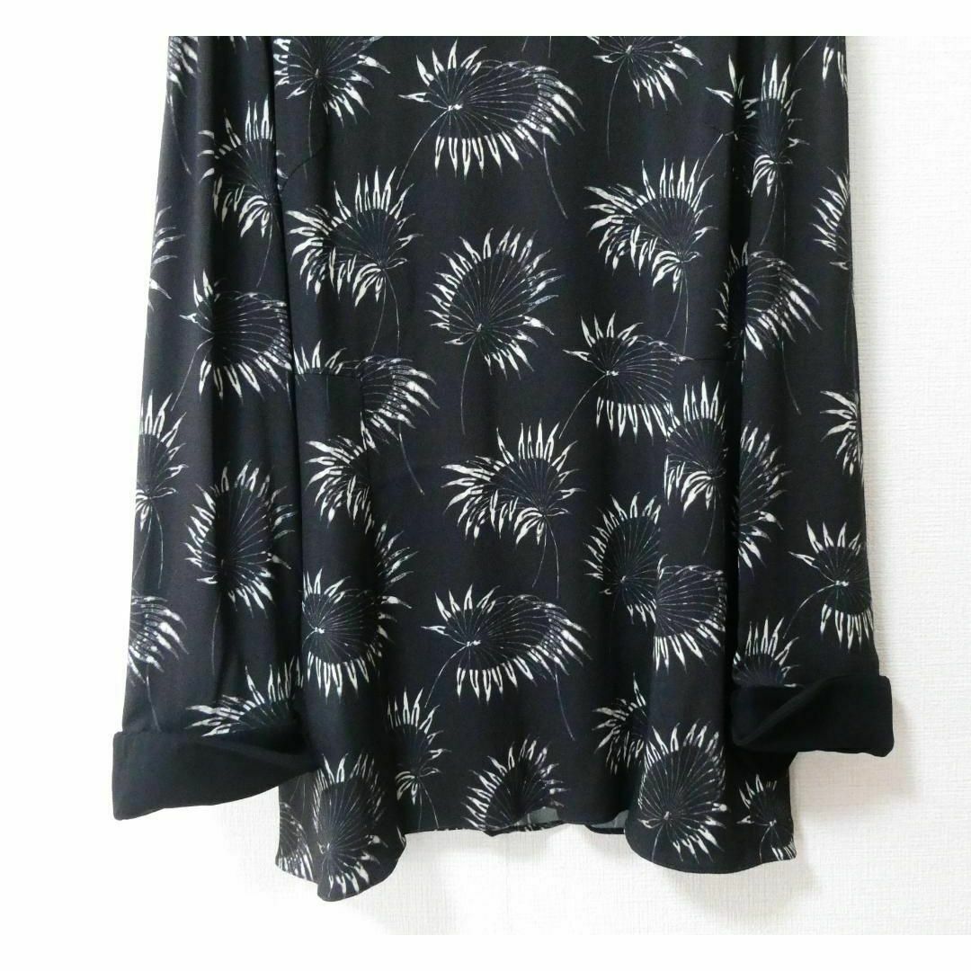 美品 MARNI 総柄 シフォン シルクミックス モックネック 長袖 美品 MARNI 総柄 シフォン シルクミックス モックネック 長袖
