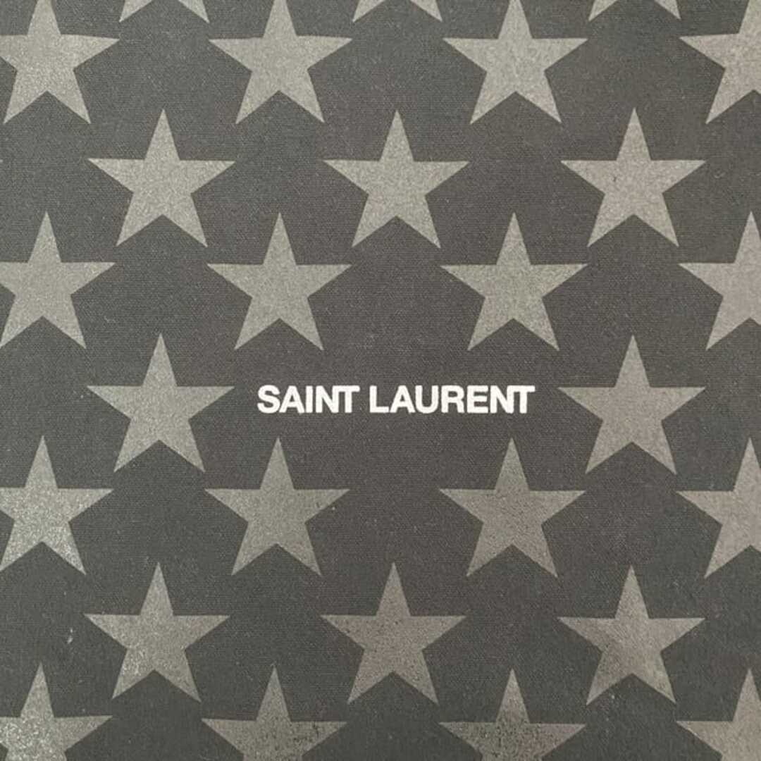 SAINT LAURENT - サンローラン トートバッグ ブラック グレー SAINT LAURENT - サンローラン トートバッグ ブラック グレー