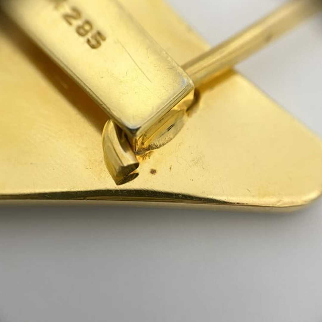 PRADA - プラダ キーリング ゴールド ブラック 美品 GP 中古 PRADA - プラダ キーリング ゴールド ブラック 美品 GP 中古