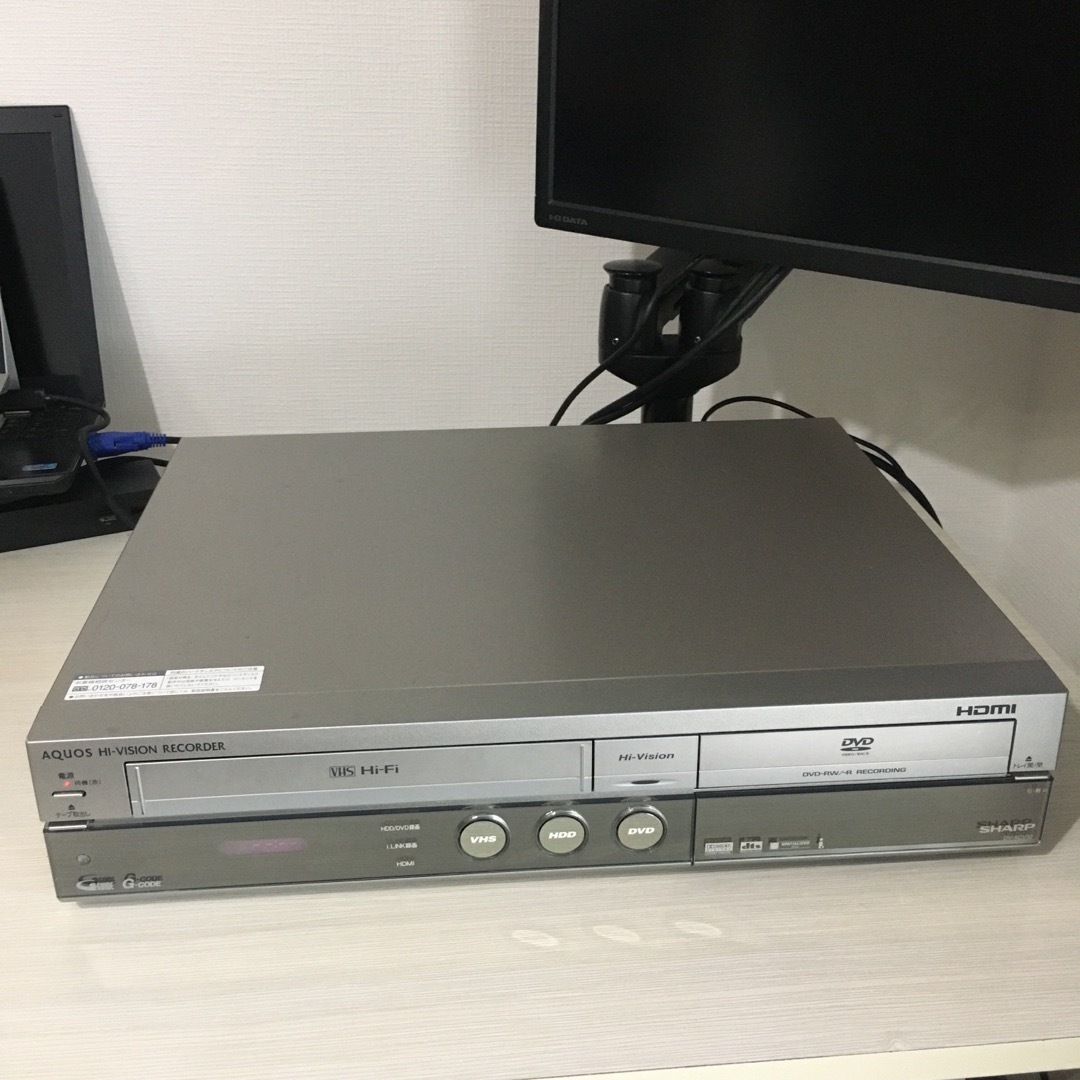 SHARP HDMI対応 ビデオ一体型DVDレコーダー DV-ACV32 SHARP HDMI対応 ビデオ一体型DVDレコーダー DV-ACV32
