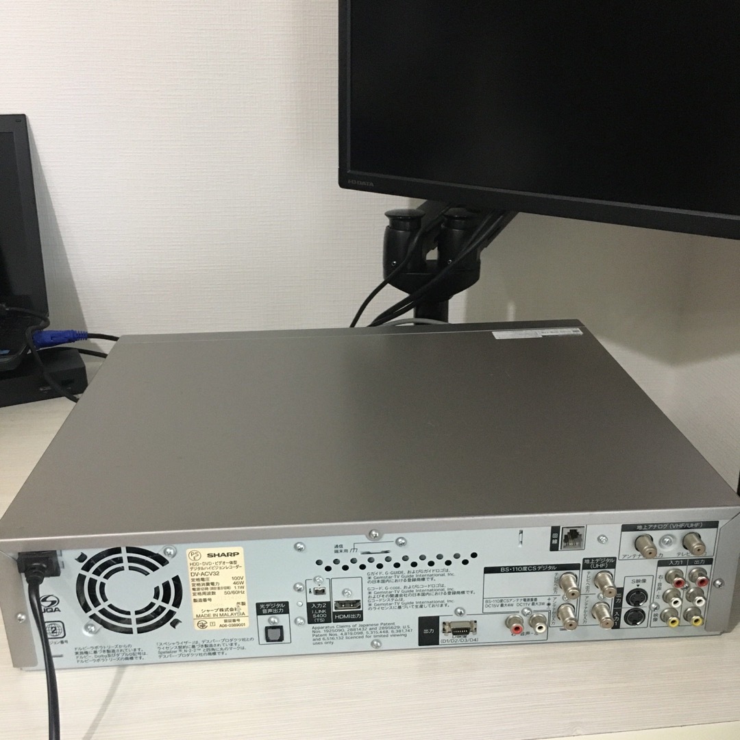 SHARP HDMI対応 ビデオ一体型DVDレコーダー DV-ACV32 SHARP HDMI対応 ビデオ一体型DVDレコーダー DV-ACV32