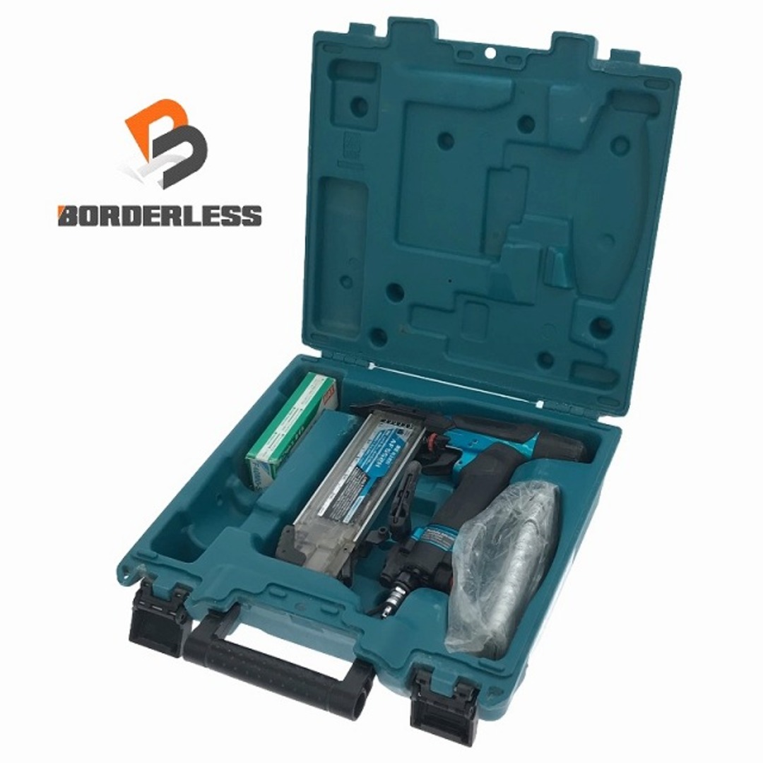 ☆品☆makita マキタ 55mm 高圧 仕上釘打機 AF552HM 青 ケース付 ☆品☆makita マキタ 55mm 高圧 仕上釘打機 AF552HM 青 ケース付