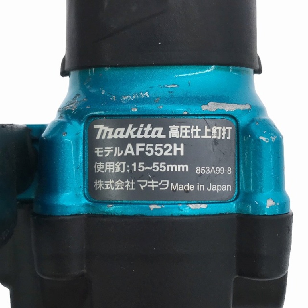 ☆品☆makita マキタ 55mm 高圧 仕上釘打機 AF552HM 青 ケース付 ☆品☆makita マキタ 55mm 高圧 仕上釘打機 AF552HM 青 ケース付