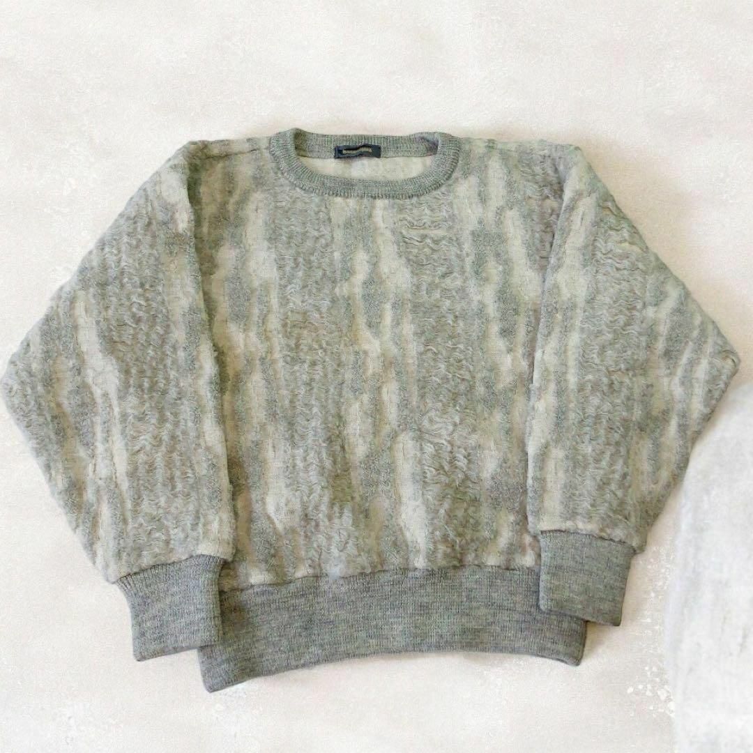 イッセイミヤケ ISSEY MIYAKE 筆タグ 80s ニット セーター M イッセイミヤケ ISSEY MIYAKE 筆タグ 80s ニット セーター M