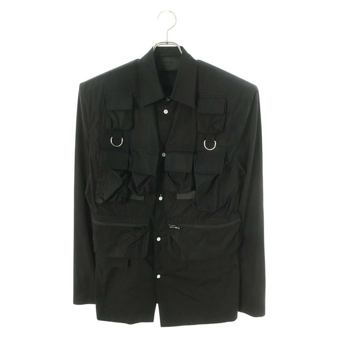 PRADA - プラダ UGI267 1XV2 F0002 マルチポケットテックシャツ PRADA - プラダ UGI267 1XV2 F0002 マルチポケットテックシャツ