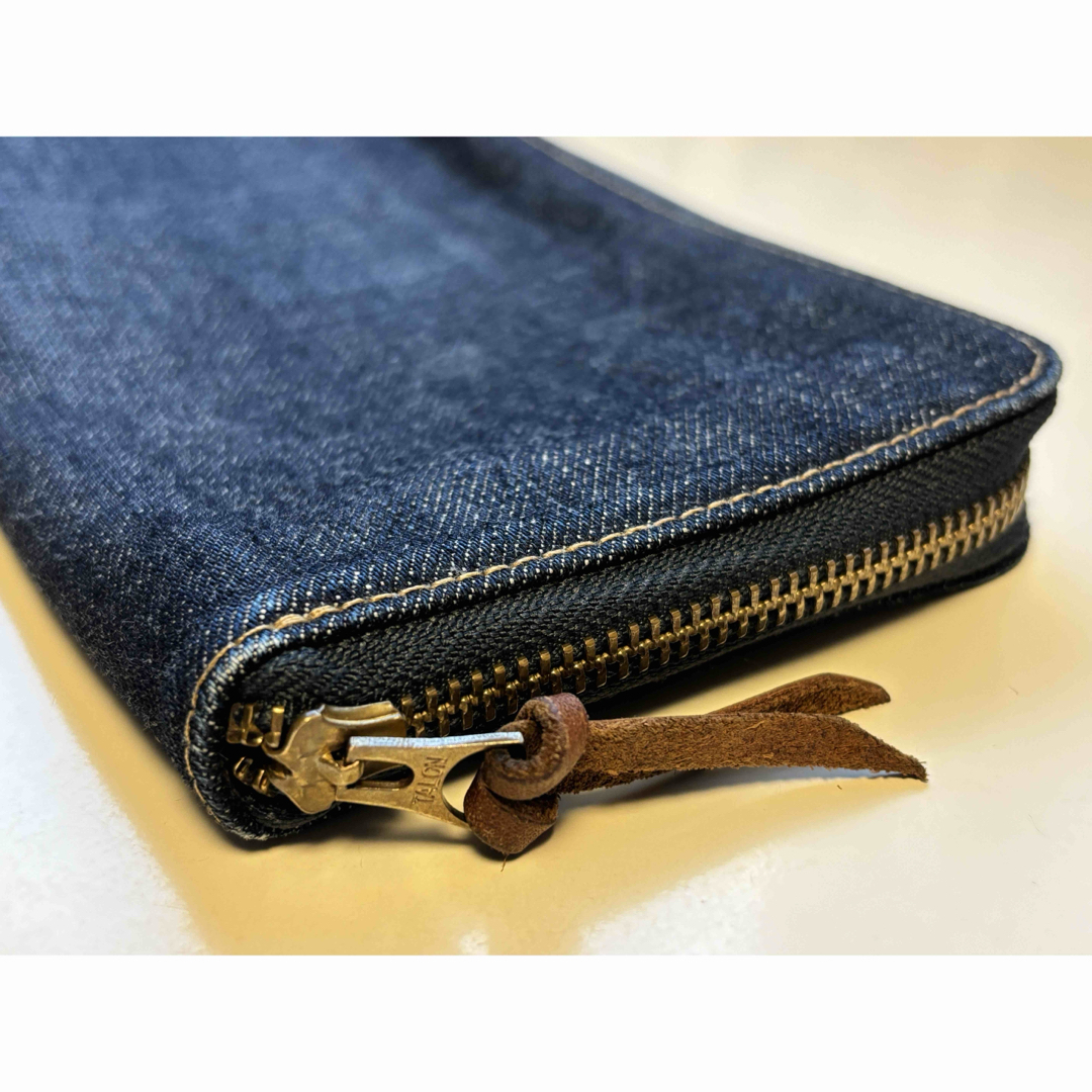 RRL - RRL/財布/デニム/インディゴ/カードケース/ラウンドジップ RRL - RRL/財布/デニム/インディゴ/カードケース/ラウンドジップ