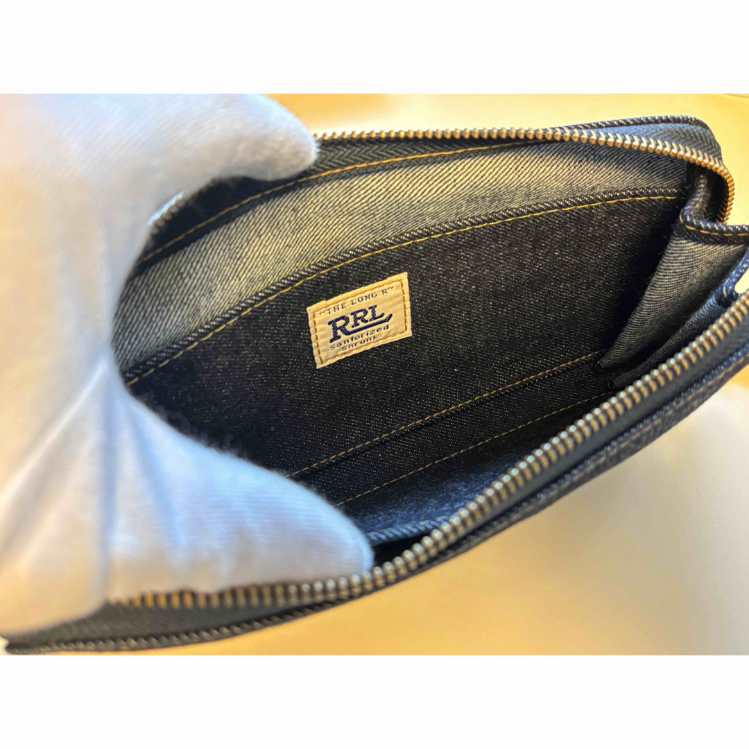 RRL - RRL/財布/デニム/インディゴ/カードケース/ラウンドジップ RRL - RRL/財布/デニム/インディゴ/カードケース/ラウンドジップ