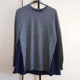 新品タグ未着 PISANO ピサーノ 後ろファスナー・プリーツ
