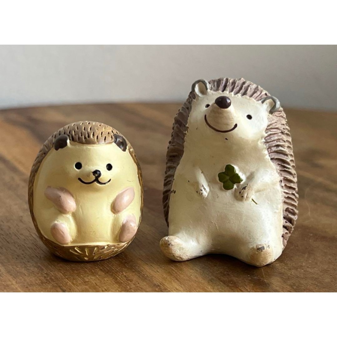 新品】ハリネズミの置物(2つ)の通販 by hinano's shop｜ラクマ