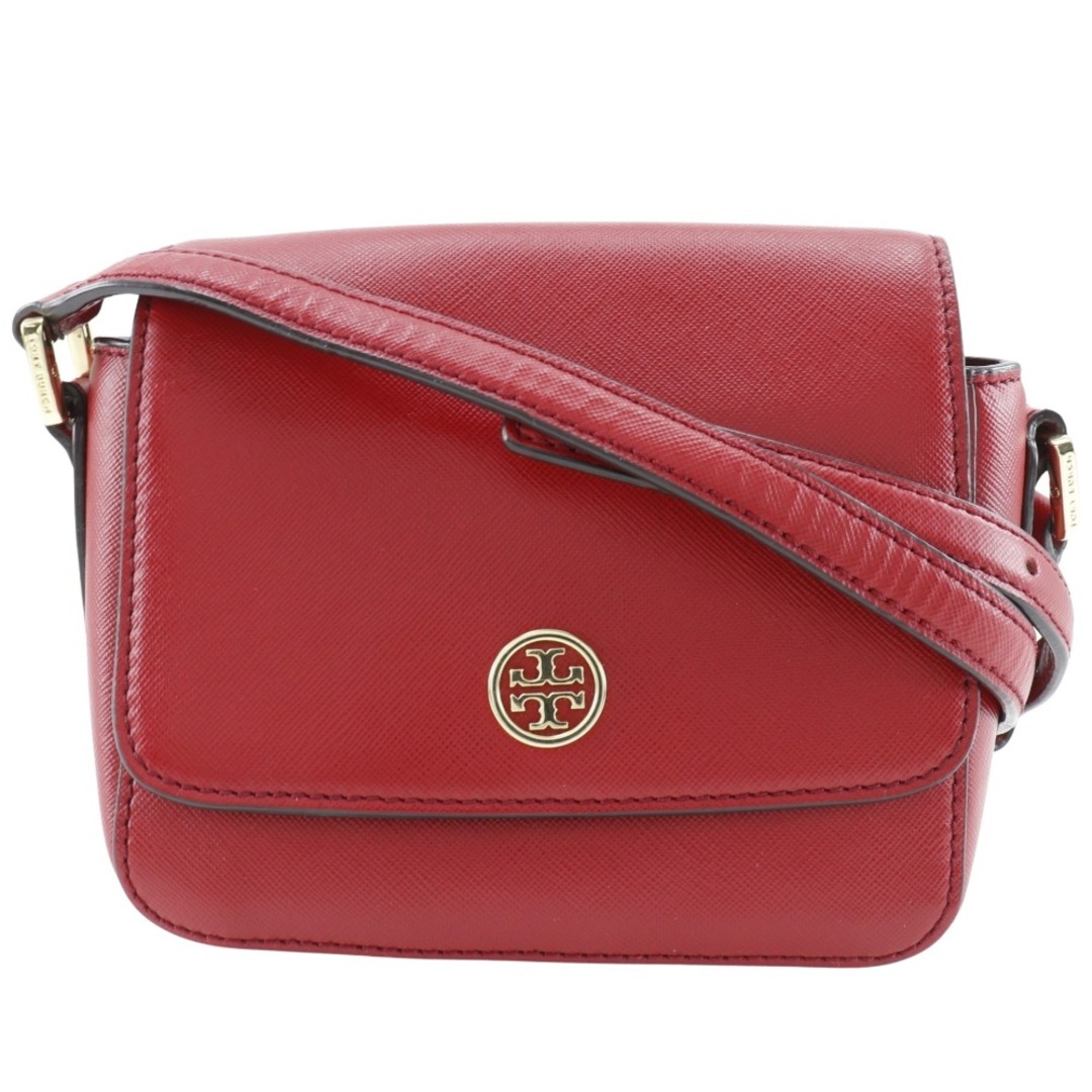 Tory Burch】トリーバーチ ロゴ ポシェット レザー 赤 Tory Burch】トリーバーチ ロゴ ポシェット レザー 赤