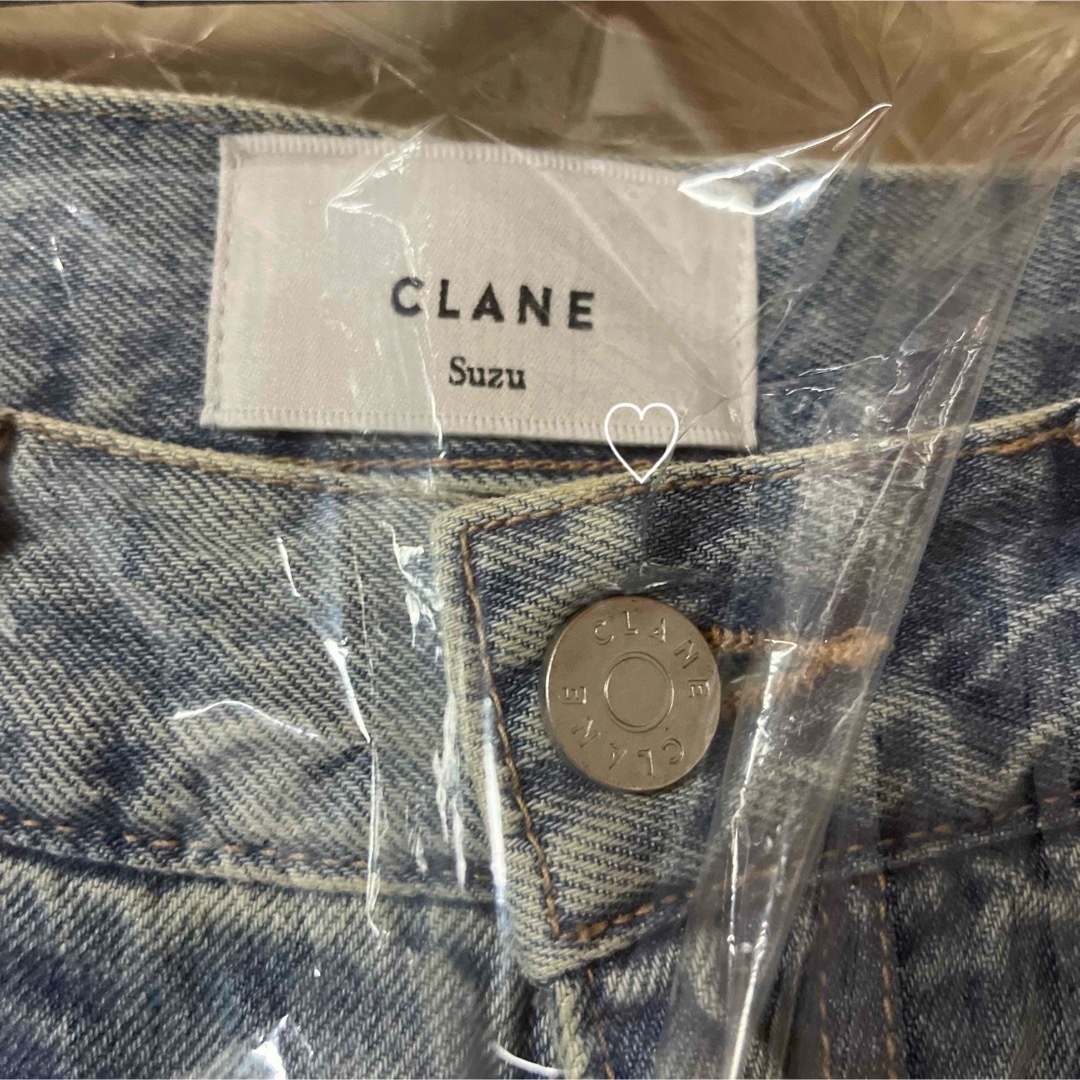 CLANE - CLANE 広瀬すず デニム TUCK WIDE DENIM PANTSの通販 by CLANE - CLANE 広瀬すず デニム TUCK WIDE DENIM PANTSの通販 by