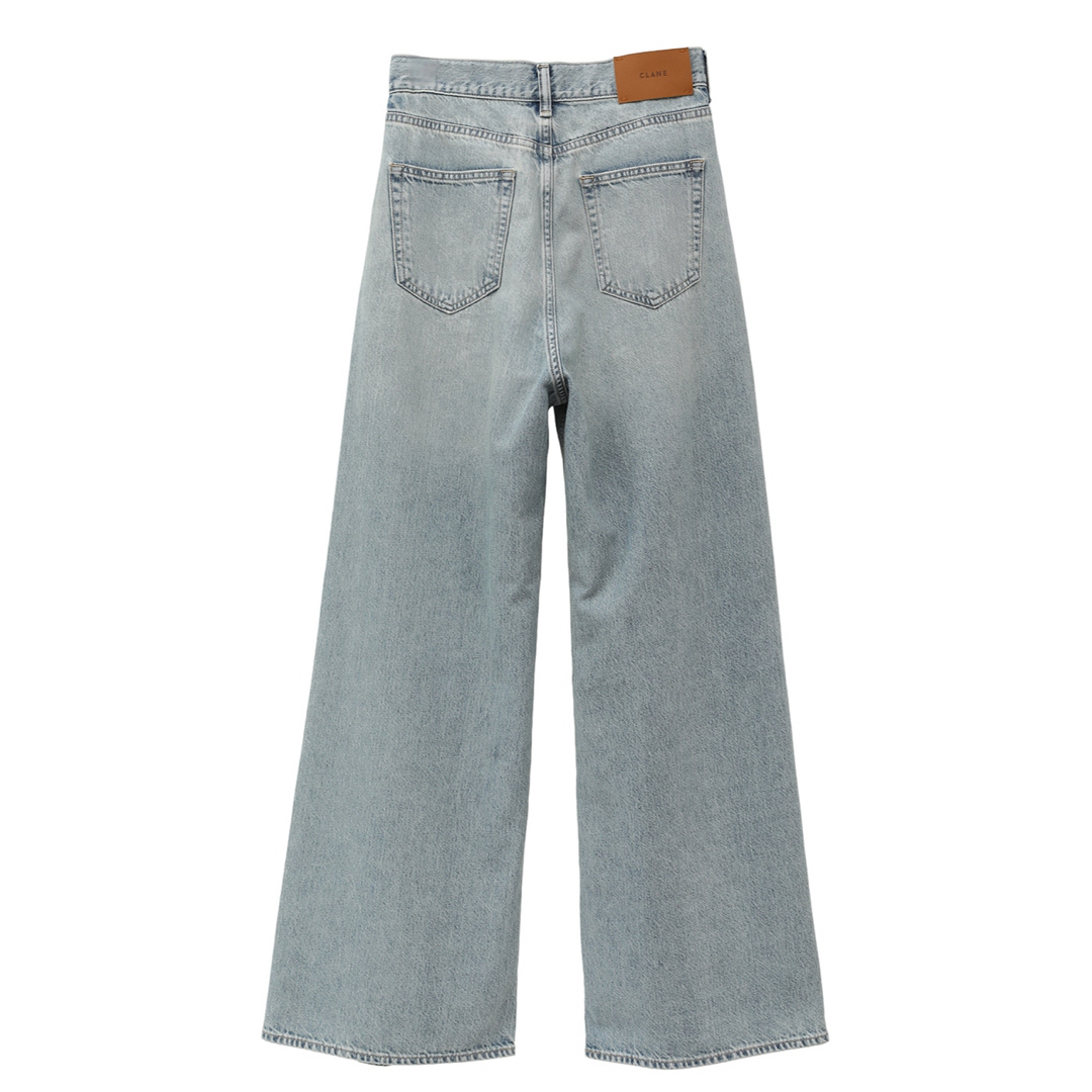 CLANE - CLANE 広瀬すず デニム TUCK WIDE DENIM PANTSの通販 by CLANE - CLANE 広瀬すず デニム TUCK WIDE DENIM PANTSの通販 by