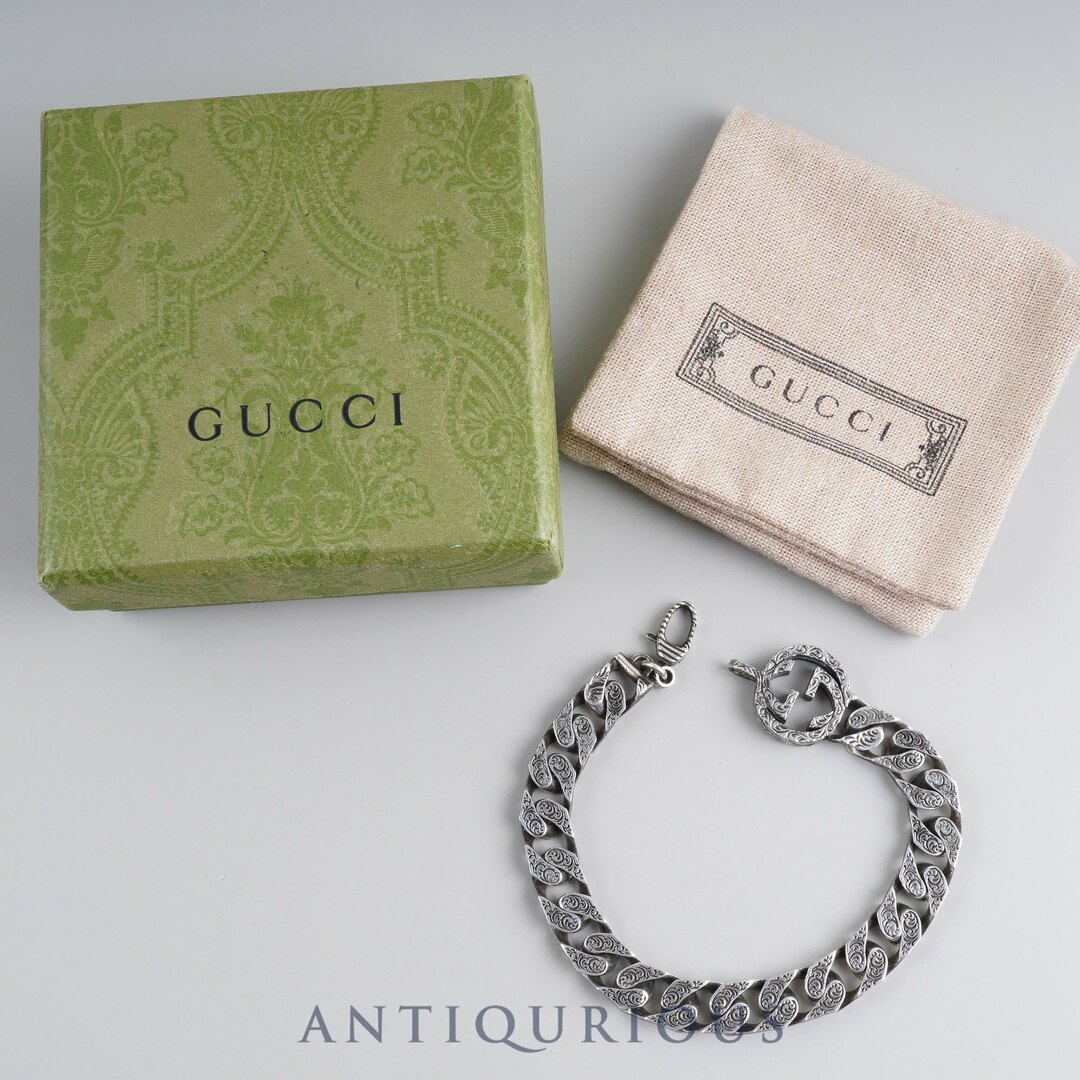 GUCCI - グッチ ブレスレット インターロッキング チェーン GUCCI - グッチ ブレスレット インターロッキング チェーン
