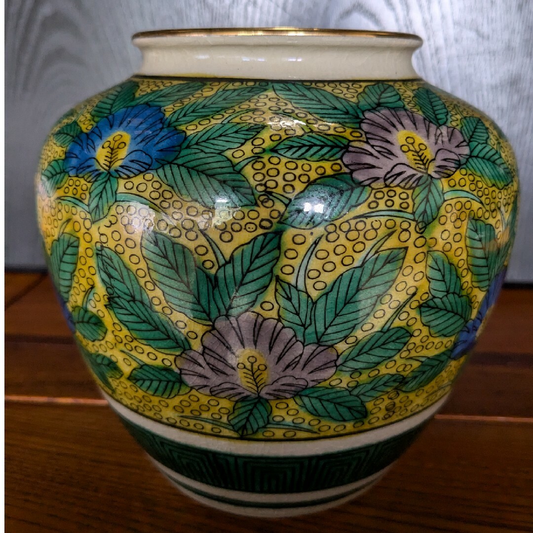 九谷青窯 - 九谷焼 角福 壺 飾り壷 花瓶 古物 骨董品の通販 by 九谷青窯 - 九谷焼 角福 壺 飾り壷 花瓶 古物 骨董品の通販 by