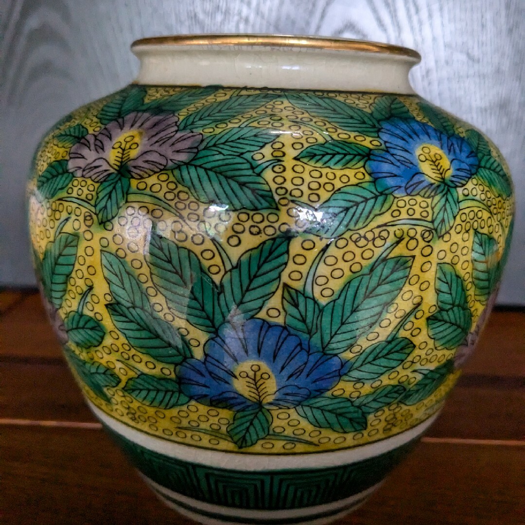 九谷青窯 - 九谷焼 角福 壺 飾り壷 花瓶 古物 骨董品の通販 by 九谷青窯 - 九谷焼 角福 壺 飾り壷 花瓶 古物 骨董品の通販 by