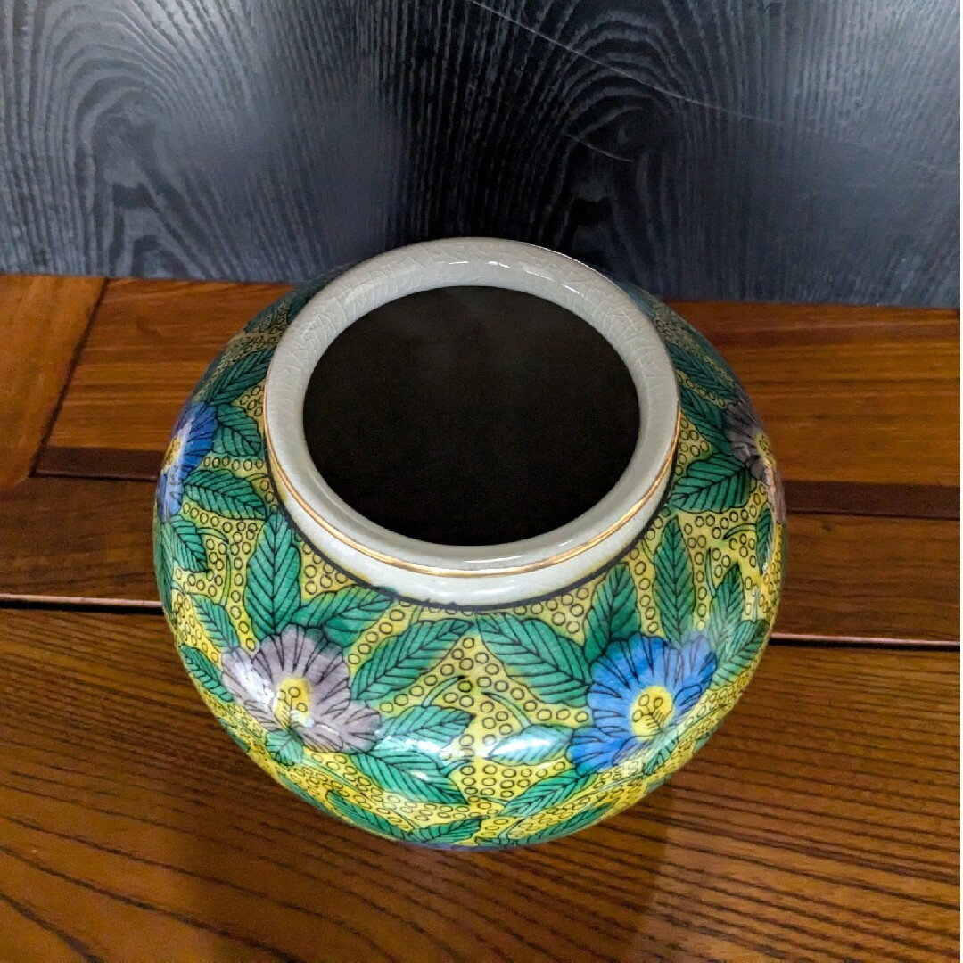 九谷青窯 - 九谷焼 角福 壺 飾り壷 花瓶 古物 骨董品の通販 by 九谷青窯 - 九谷焼 角福 壺 飾り壷 花瓶 古物 骨董品の通販 by