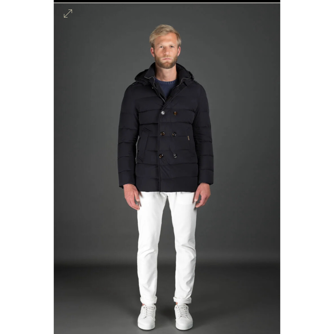 38200円 MooRER - ムーレー ダウンジャケット ダークネイビー 38200円 MooRER - ムーレー ダウンジャケット ダークネイビー