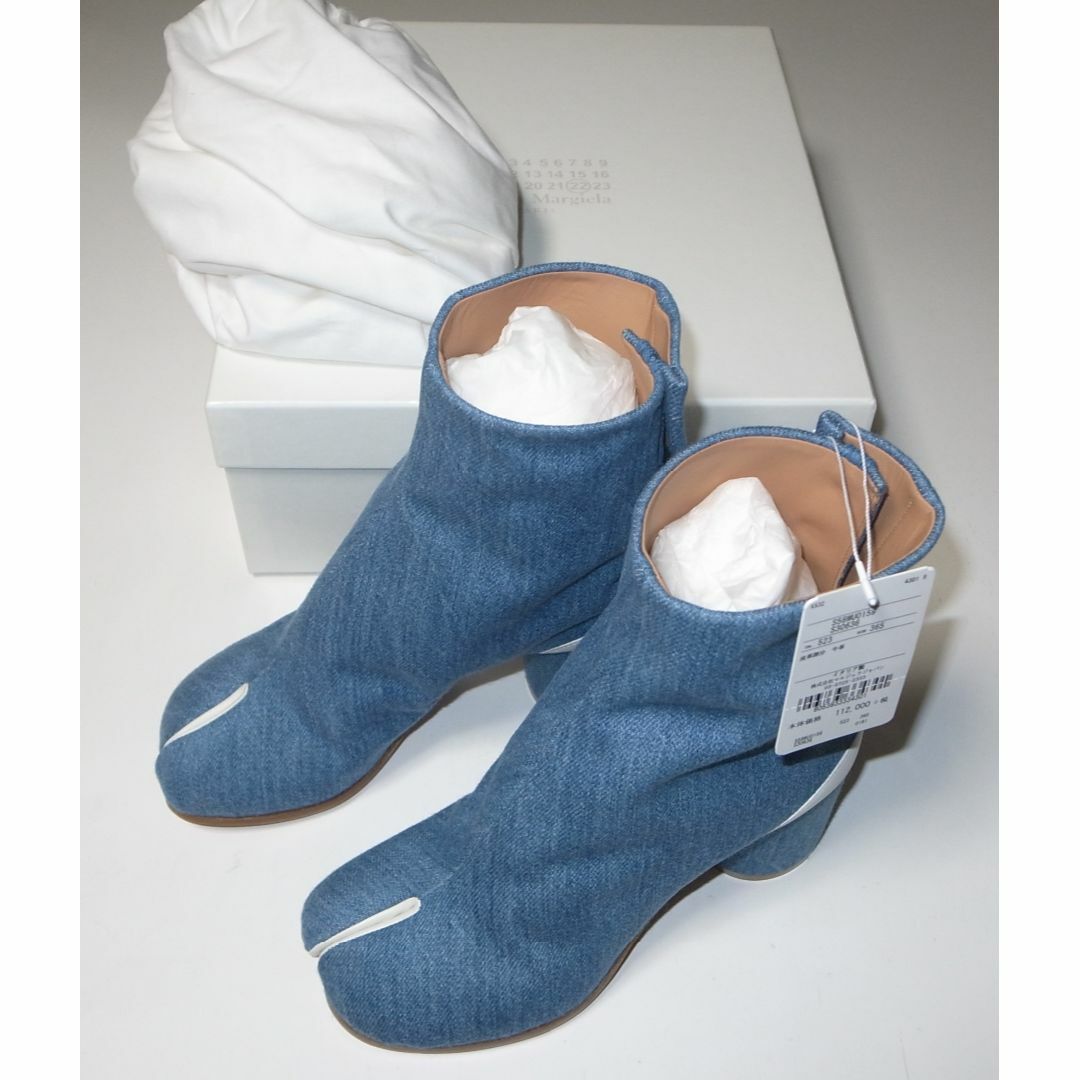margiela マルジェラ 足袋ブーツ tabi 36.5 denim デニム margiela マルジェラ 足袋ブーツ tabi 36.5 denim デニム