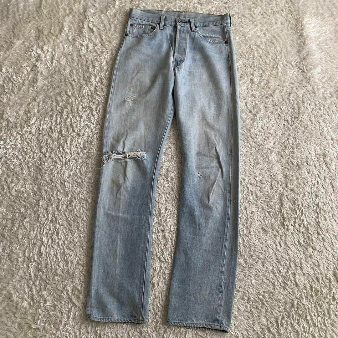 ☆70s リーバイス 501 66後期 赤耳 刻印6 USA製 ジーパン W31 ☆70s リーバイス 501 66後期 赤耳 刻印6 USA製 ジーパン W31