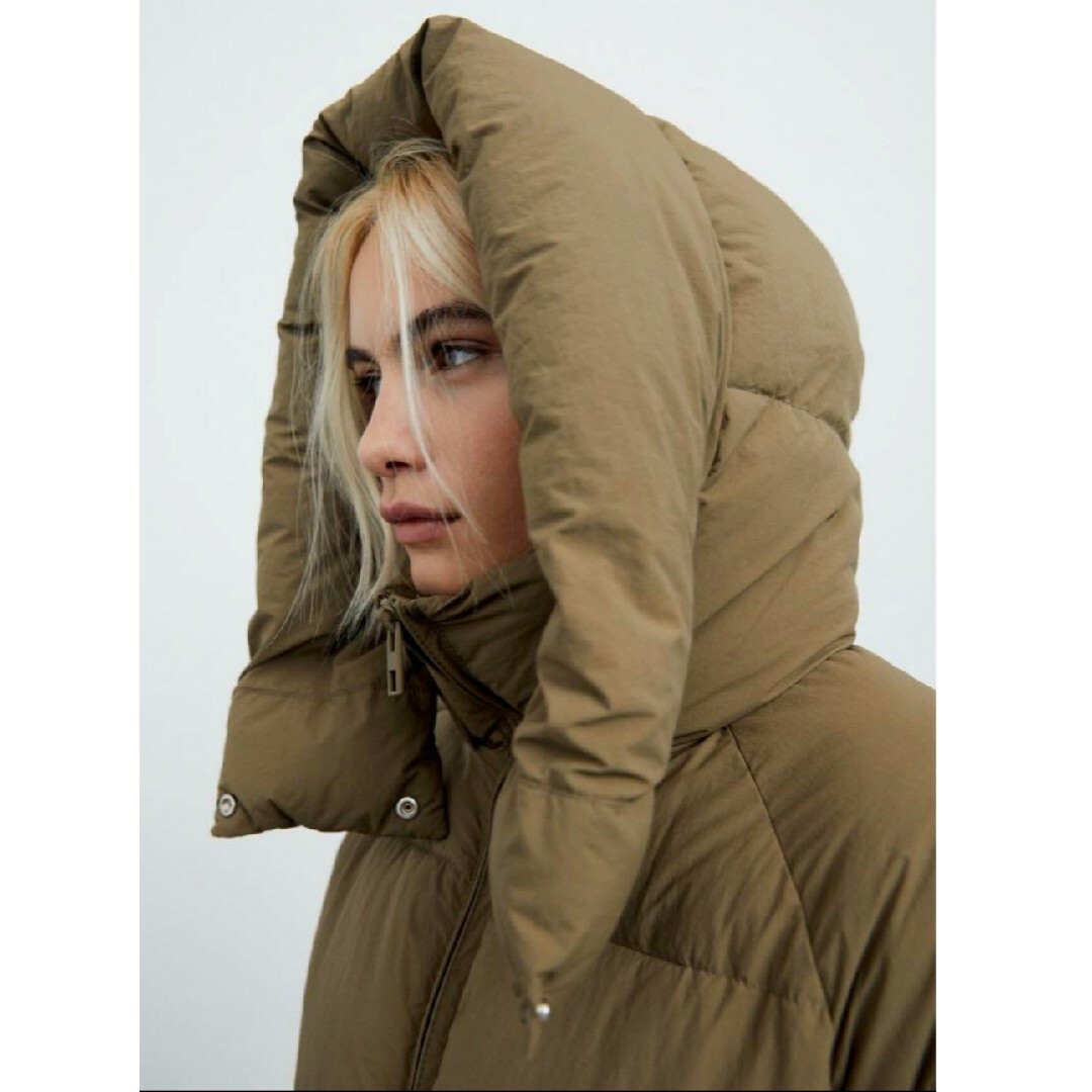 ZARA - ZARA ザラ 撥水加工パフジャケット レディースダウン ZARA - ZARA ザラ 撥水加工パフジャケット レディースダウン