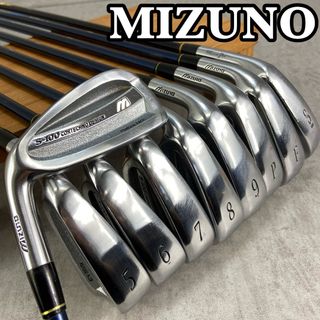 ミズノ(MIZUNO)のレフティー　Mizuno　ミズノ　S-100　メンズゴルフアイアン9本セット　カーボン　SR　左利き用(クラブ)