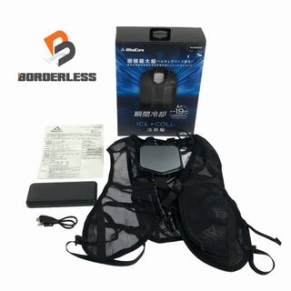 ☆美品☆WindCore ウィンドコア ICEペルチェベスト 35911-01 3.7V 10000mAh 黒 フリーサイズ 冷感ベスト 冷房服 ワークマン/WORKMAN 98775(工具)