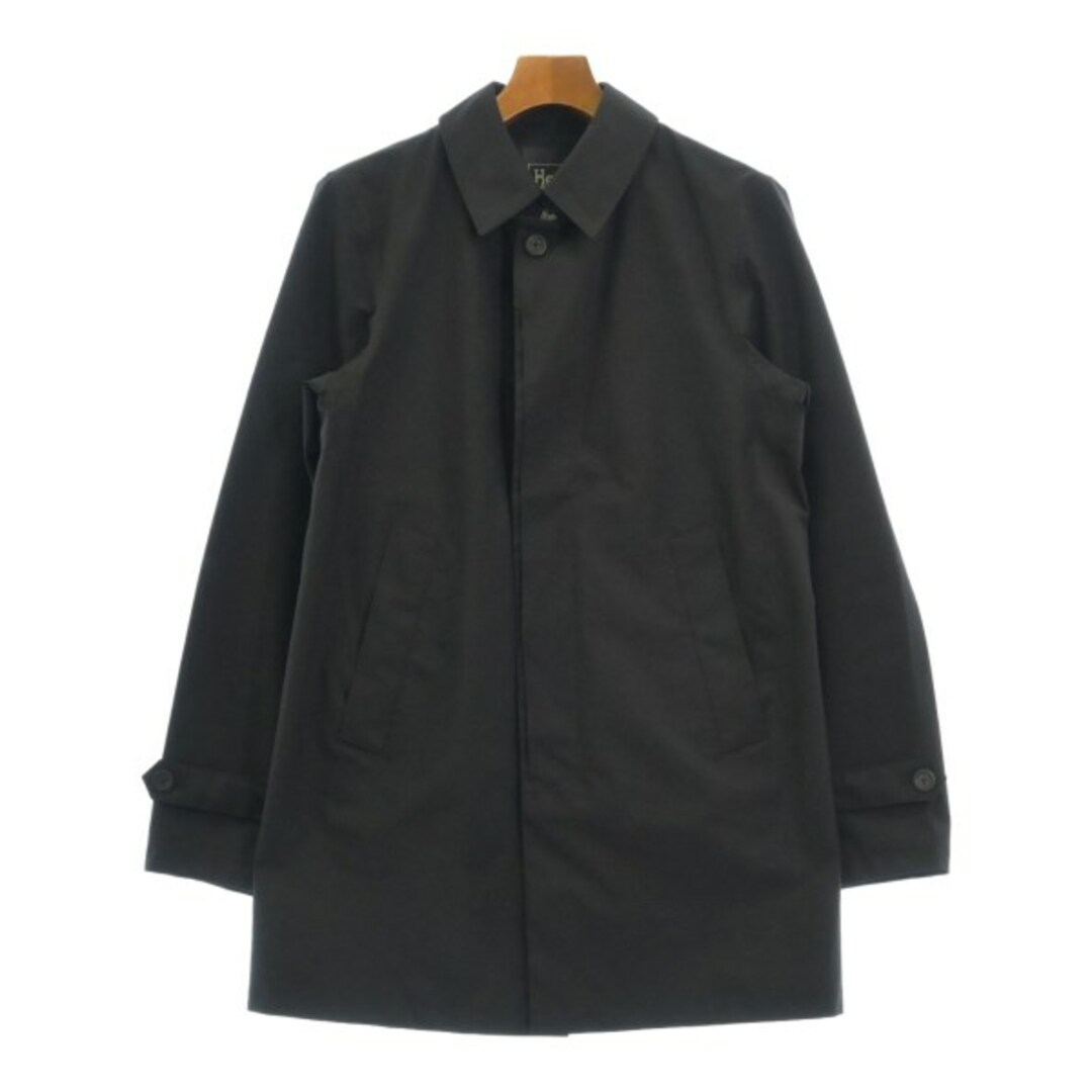 HERNO ヘルノ ステンカラーコート 48(L位) 濃紺 【古着 HERNO ヘルノ ステンカラーコート 48(L位) 濃紺 【古着