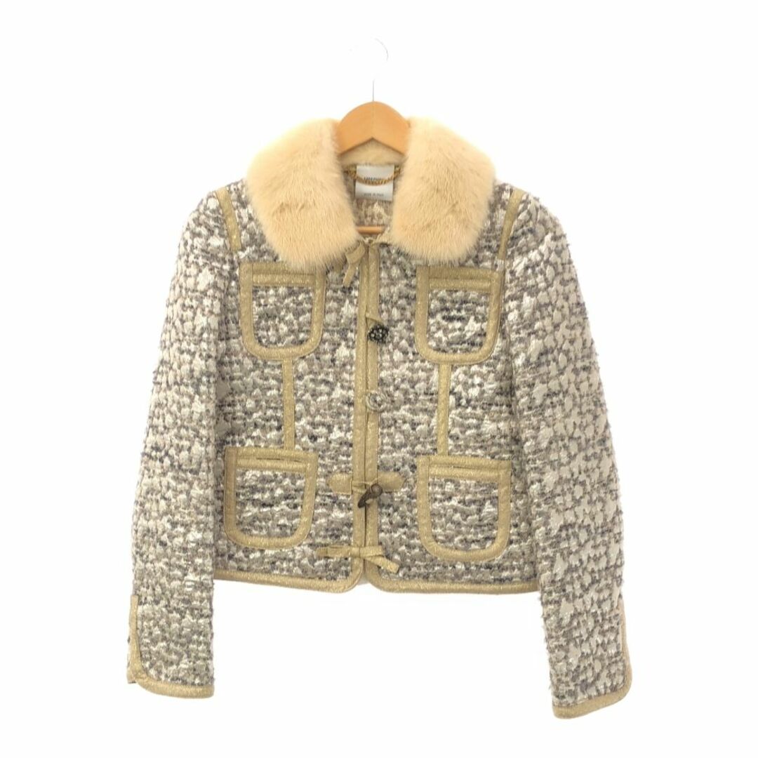 MOSCHINO - 美品 MOSCHINO モスキーノ ジャケット 40 モヘア 他 MOSCHINO - 美品 MOSCHINO モスキーノ ジャケット 40 モヘア 他