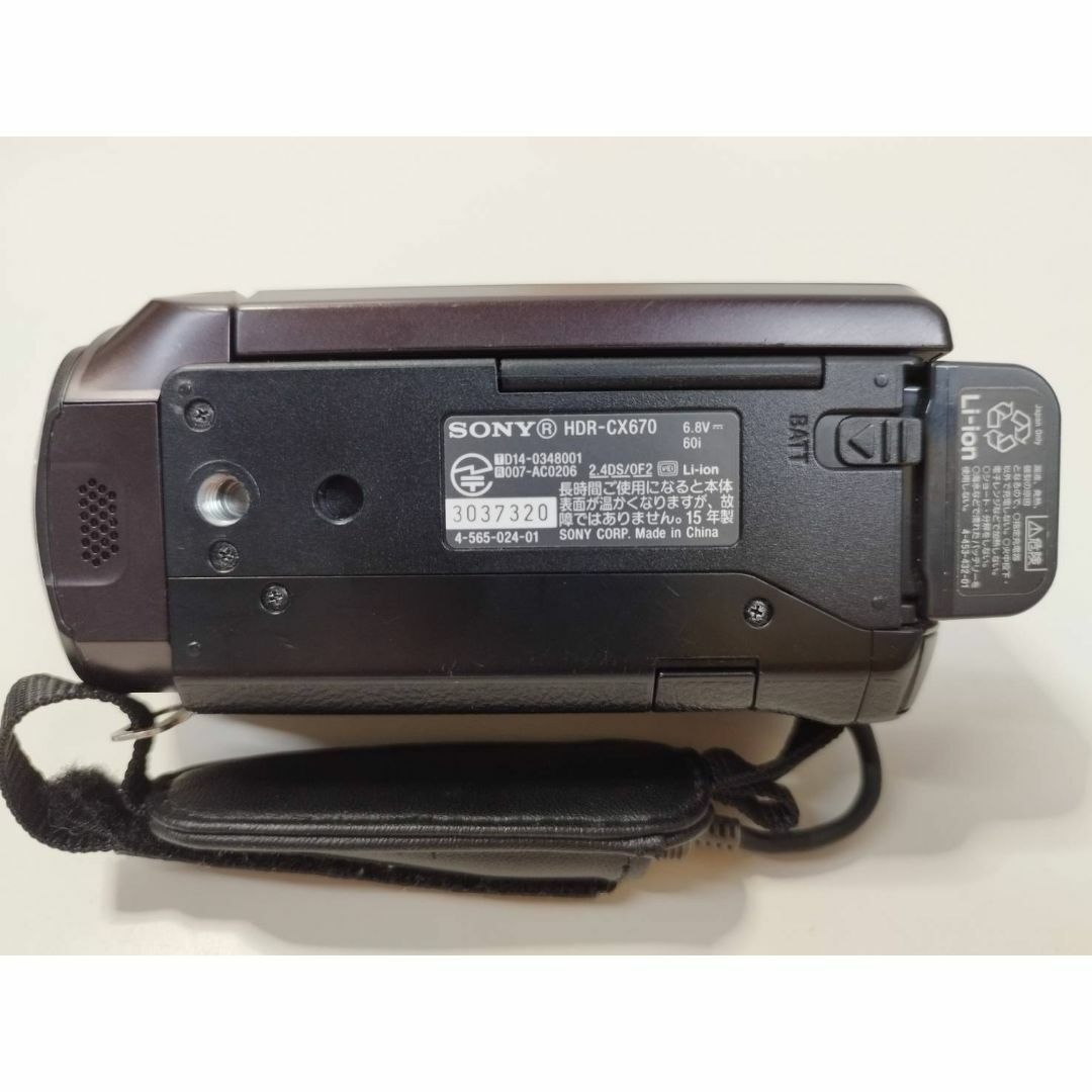 動作品】SONY Handycam ビデオカメラ HDR-CX670 動作品】SONY Handycam ビデオカメラ HDR-CX670